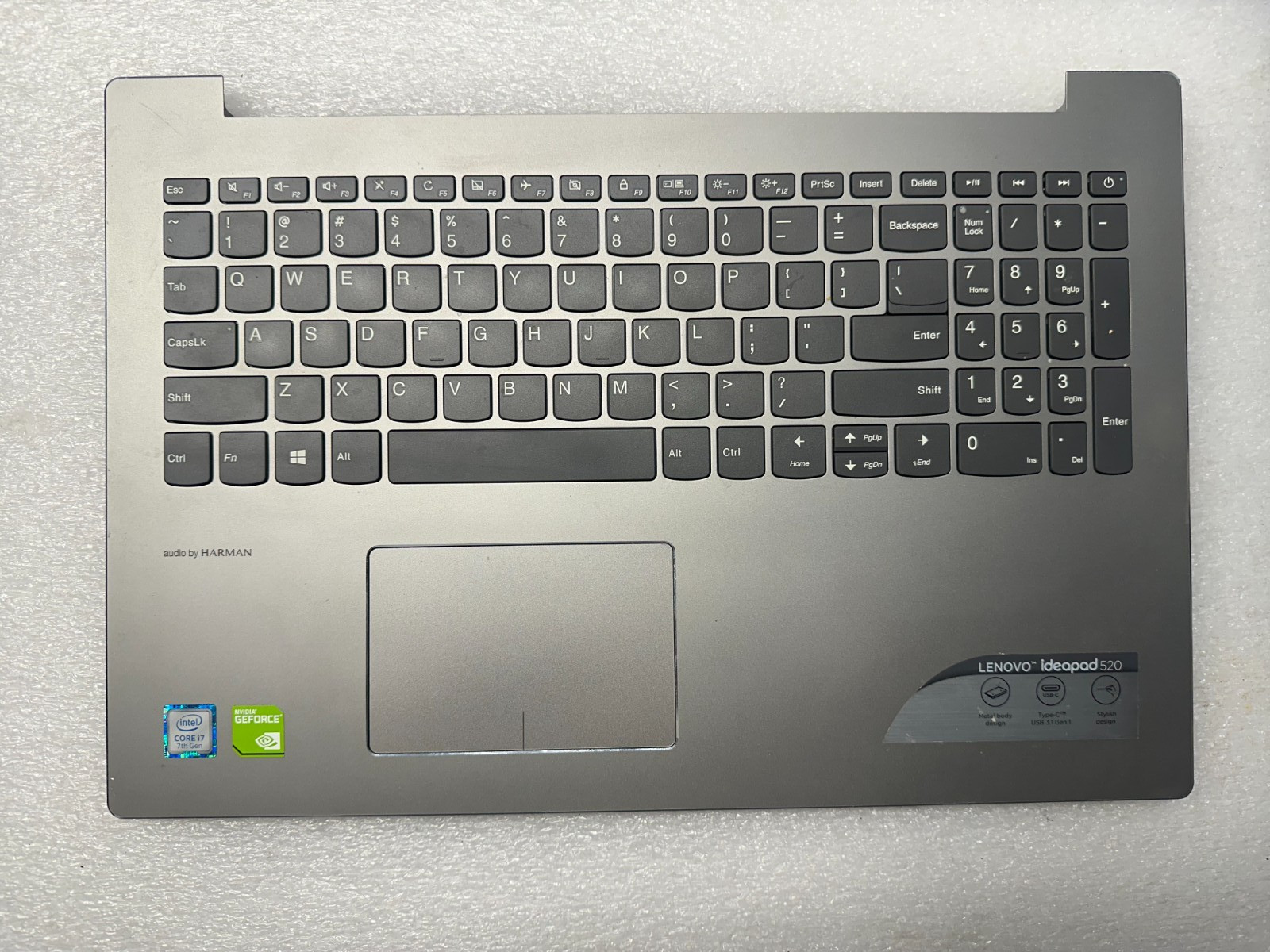 Lenovo Ideapad 520-15ikb palmrest touch pad keyboard Palmrest Keyboard Assembly product photo 1