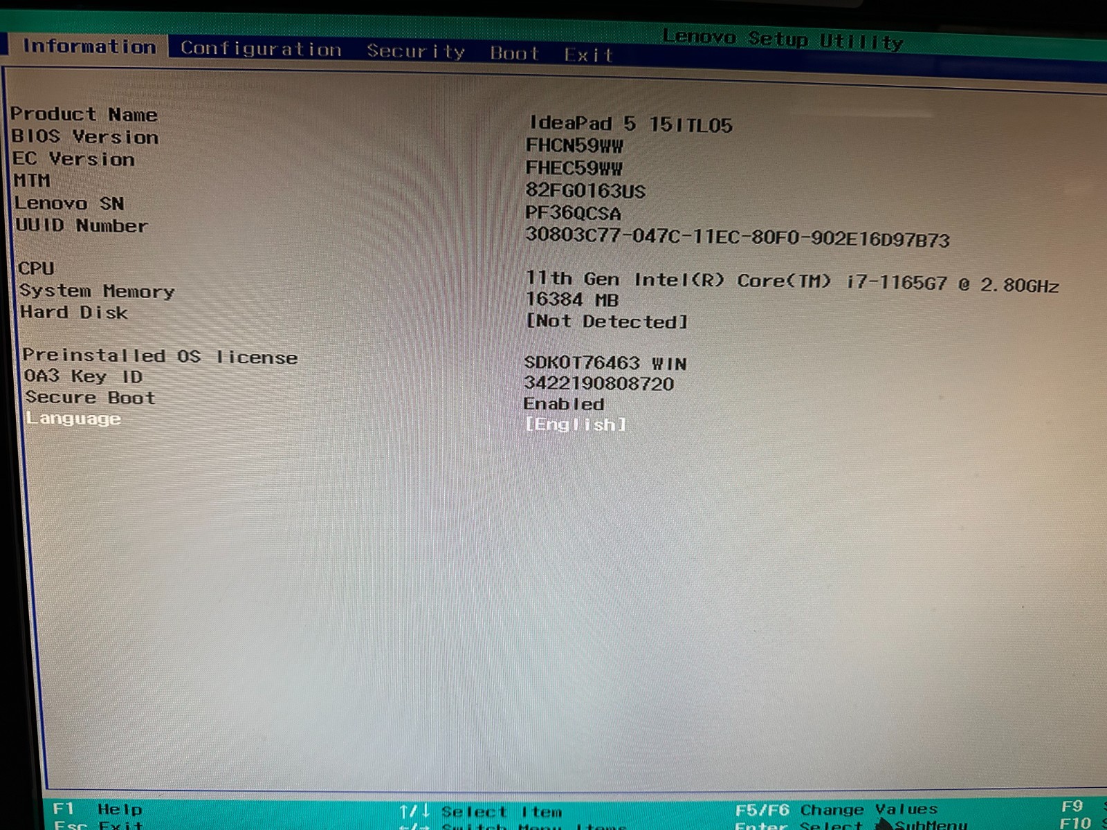 Lenovo Ideapad 5 15ITL05 i7-1165g7 Motherboard 5B20Z55037 product photo 3