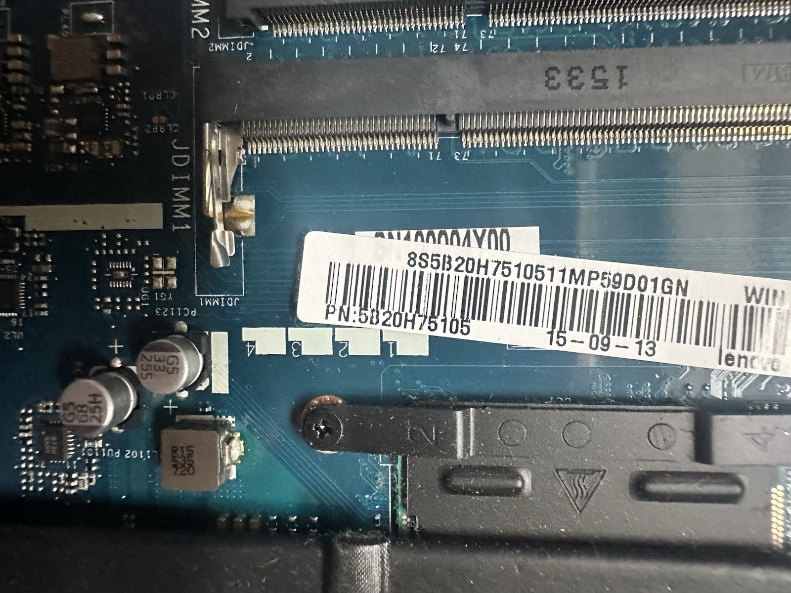 Lenovo B50-80 Motherboard Intel Core i3-4005U 1.7GHz 5B20H75105 Processor product photo 3