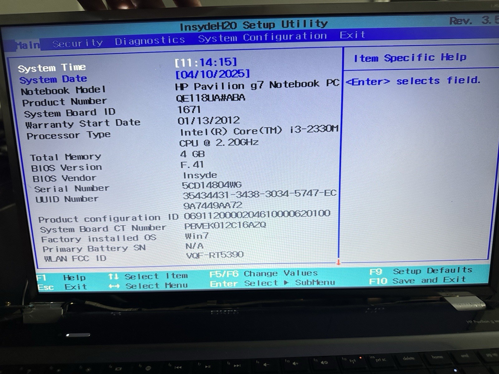 AU Optronics B173HW01 V.5 17.3" Matte LCD Laptop Screen Display Panel, *READ* 656297-001 product photo 6