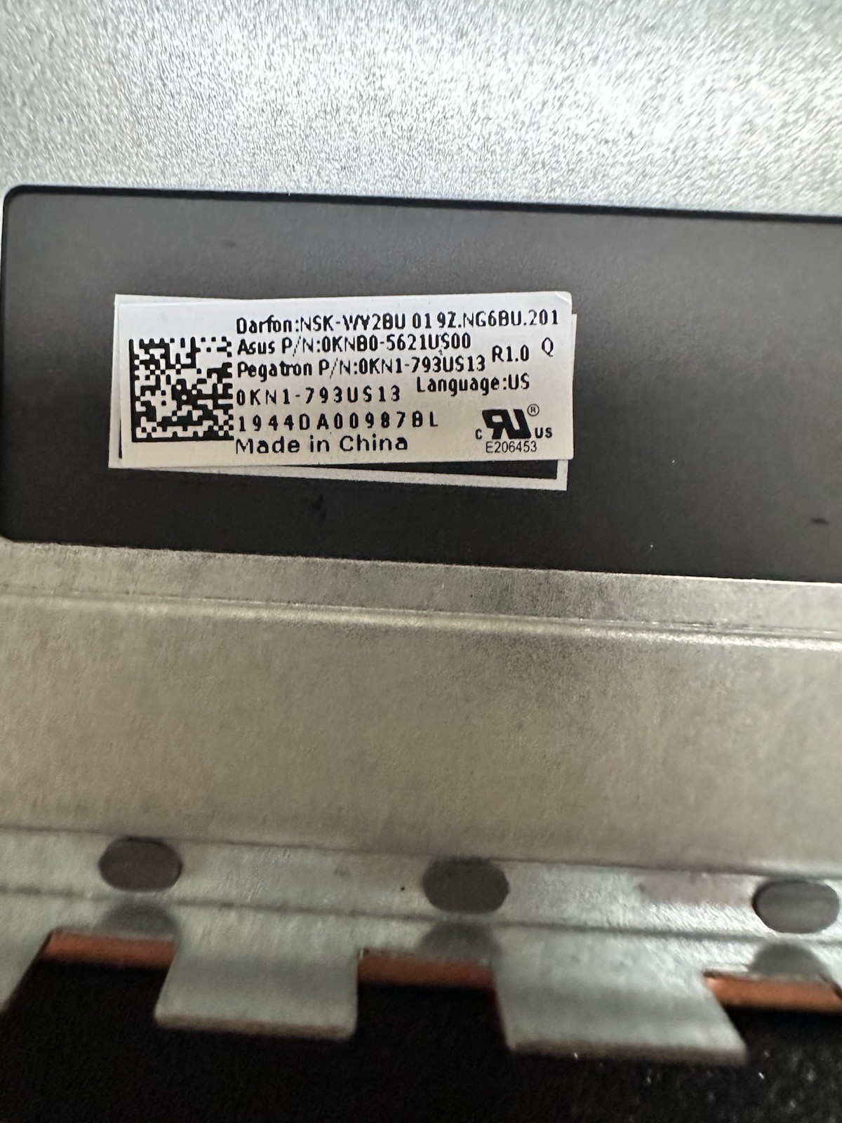 Asus Vivobook F512D palmrest touch pad keyboard 13n1-6ta0821 13nb0ka3ap, *READ* Palmrest Keyboard Assembly product photo 7