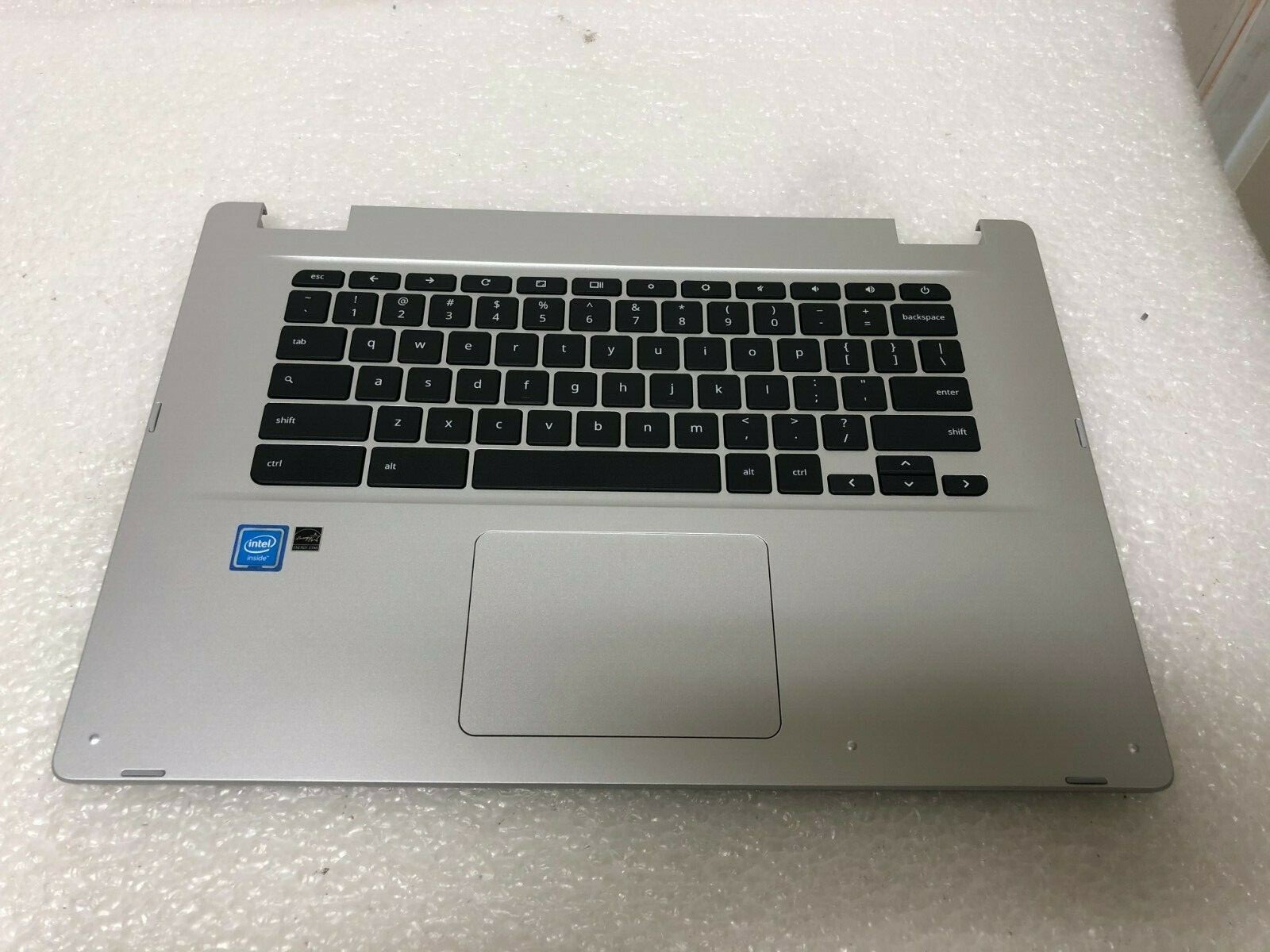 Asus C523N C523NA palmrest touch pad keyboard top cover screw bumps on palm Palmrest Keyboard Assembly 90NX01R1-R31UI0 product photo 1