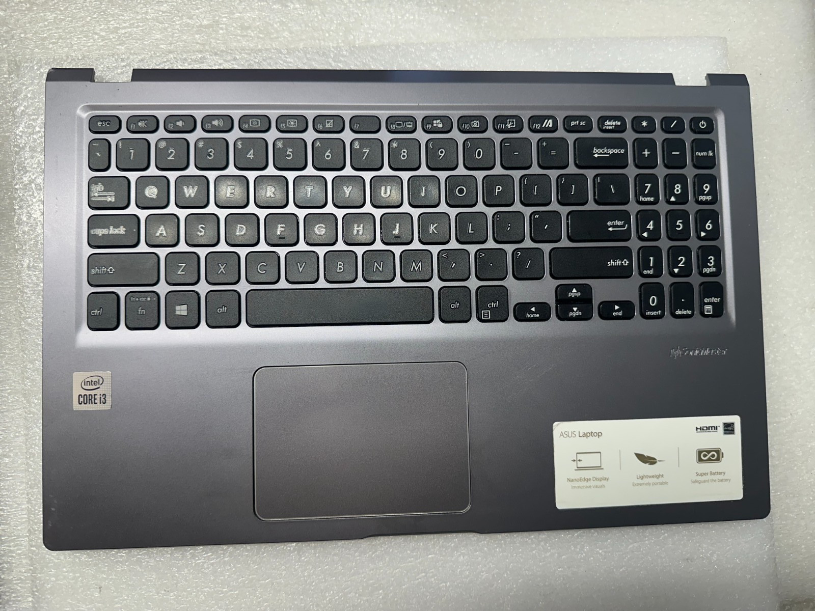 Asus X515JA palmrest touch pad keyboard 39xkutajnj0 Palmrest Keyboard Assembly product photo 1