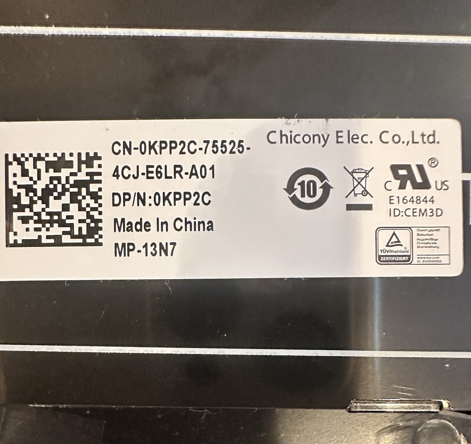 Dell Inspiron 15 3543 Palmrest Keyboard Touchpad Power Button M214V KPP2C, *READ Palmrest Keyboard Assembly product photo 4