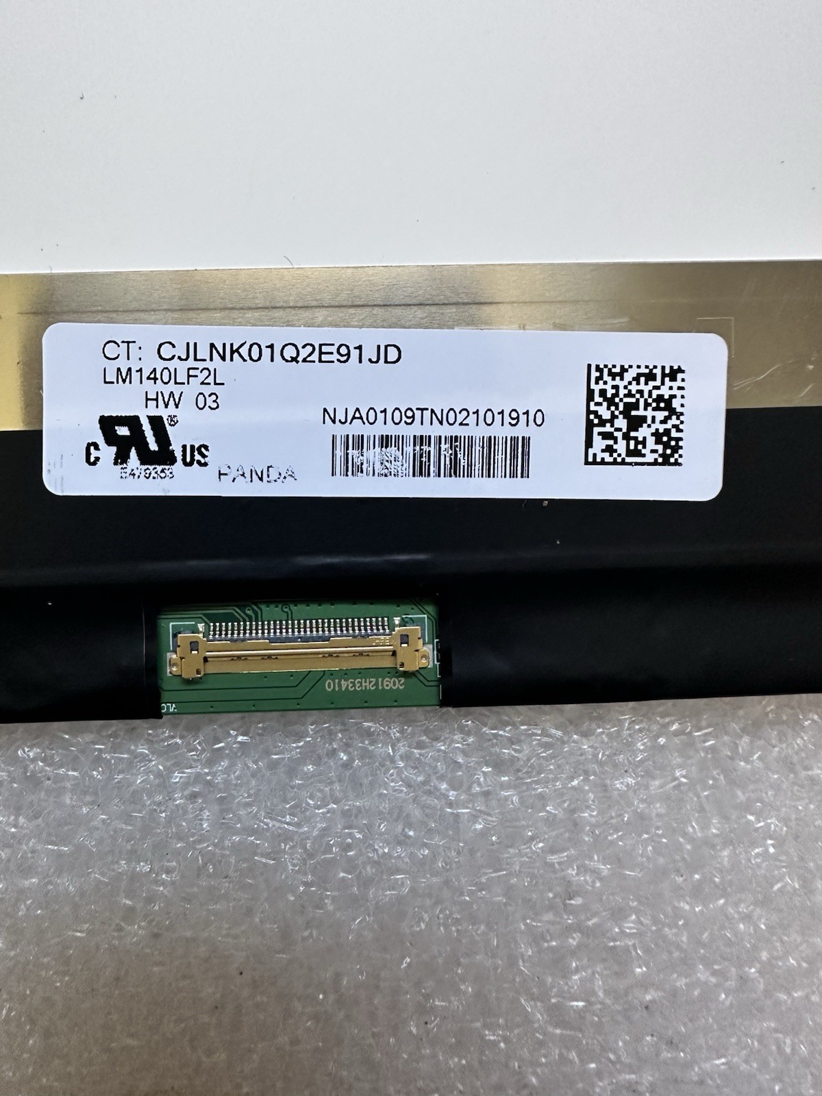 PANDA 14.0" Matte Laptop LCD Screen FHD LED 30 Pin LM140LF2L L62773-001, *READ* Laptop Screen product photo 4