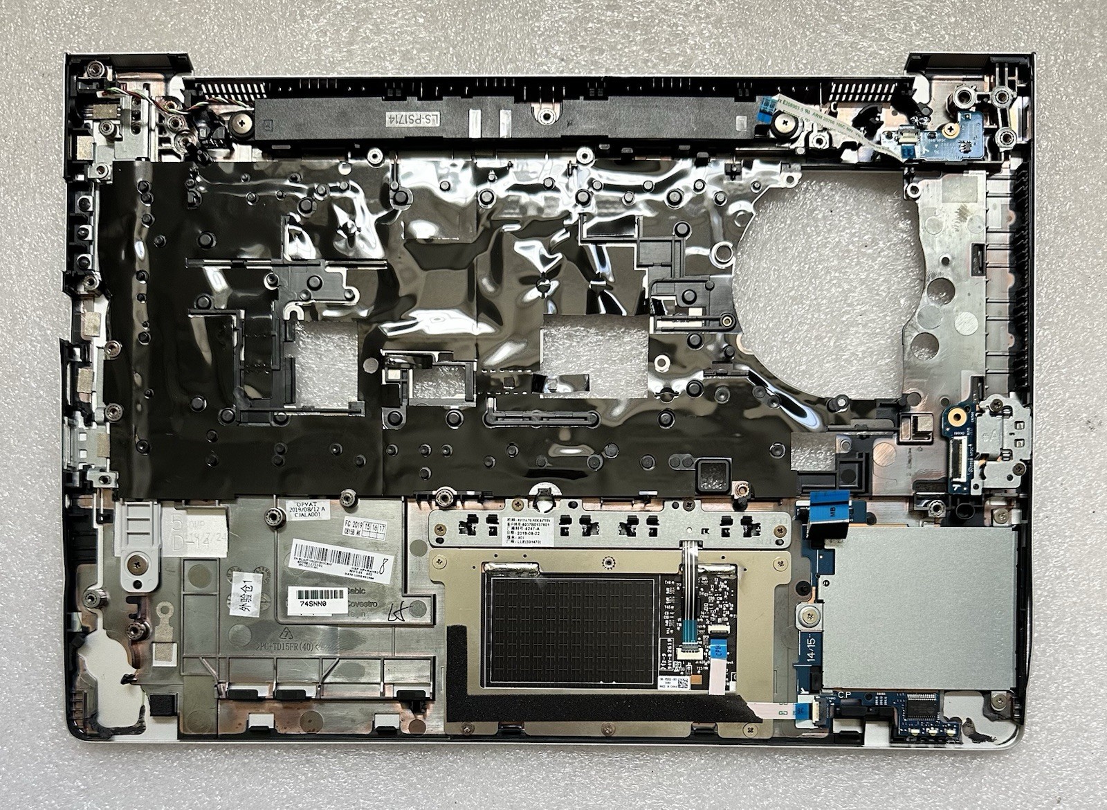 HP ELITEBOOK 745 G5 14" Palmrest With Touchpad L21975-001 6070B1225101 Palmrest Assembly product photo 2