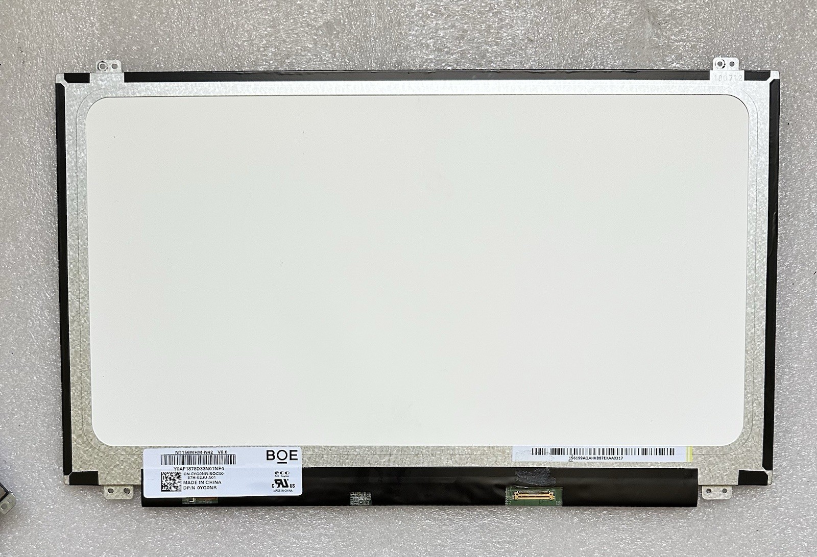 BOE 15.6" Matte Laptop HD LCD Screen Display NT156WHM-N42 V8.0 YG0NR 30pin *READ Laptop Screen product photo 3