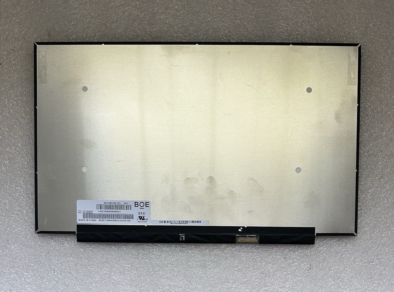 BOE 15.6” Matte LCD FHD Laptop Screen 30Pin NV156FHM-T07 V8.2 5D11B64636, *READ* product photo 3