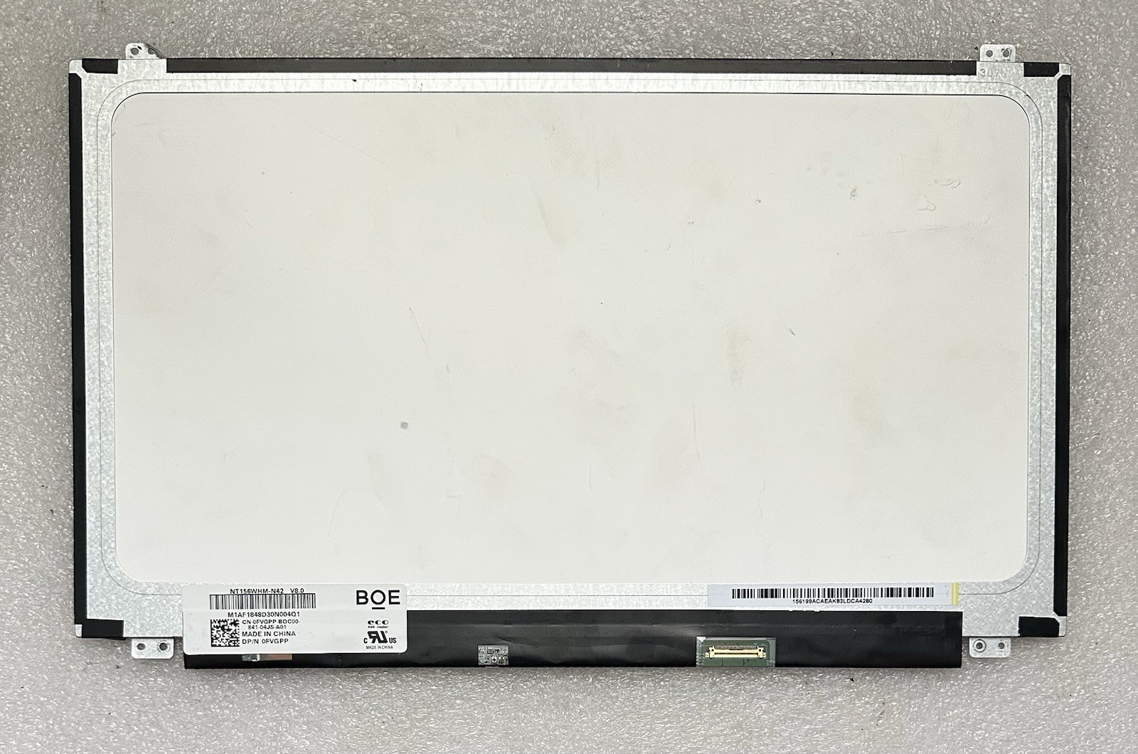 BOE 15.6” Matte HD LCD Screen Display 30pin NT156WHM-N42 V8.0, FVGPP, *READ Laptop Screen product photo 5