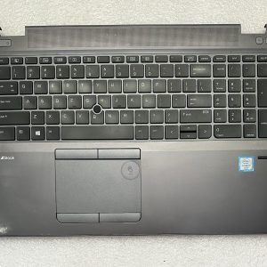 HP ZBook 15U G3 Palmrest Touchpad Fingerprint Reader Keyboard 821155-001, *READ* Palmrest Keyboard Assembly product photo 1