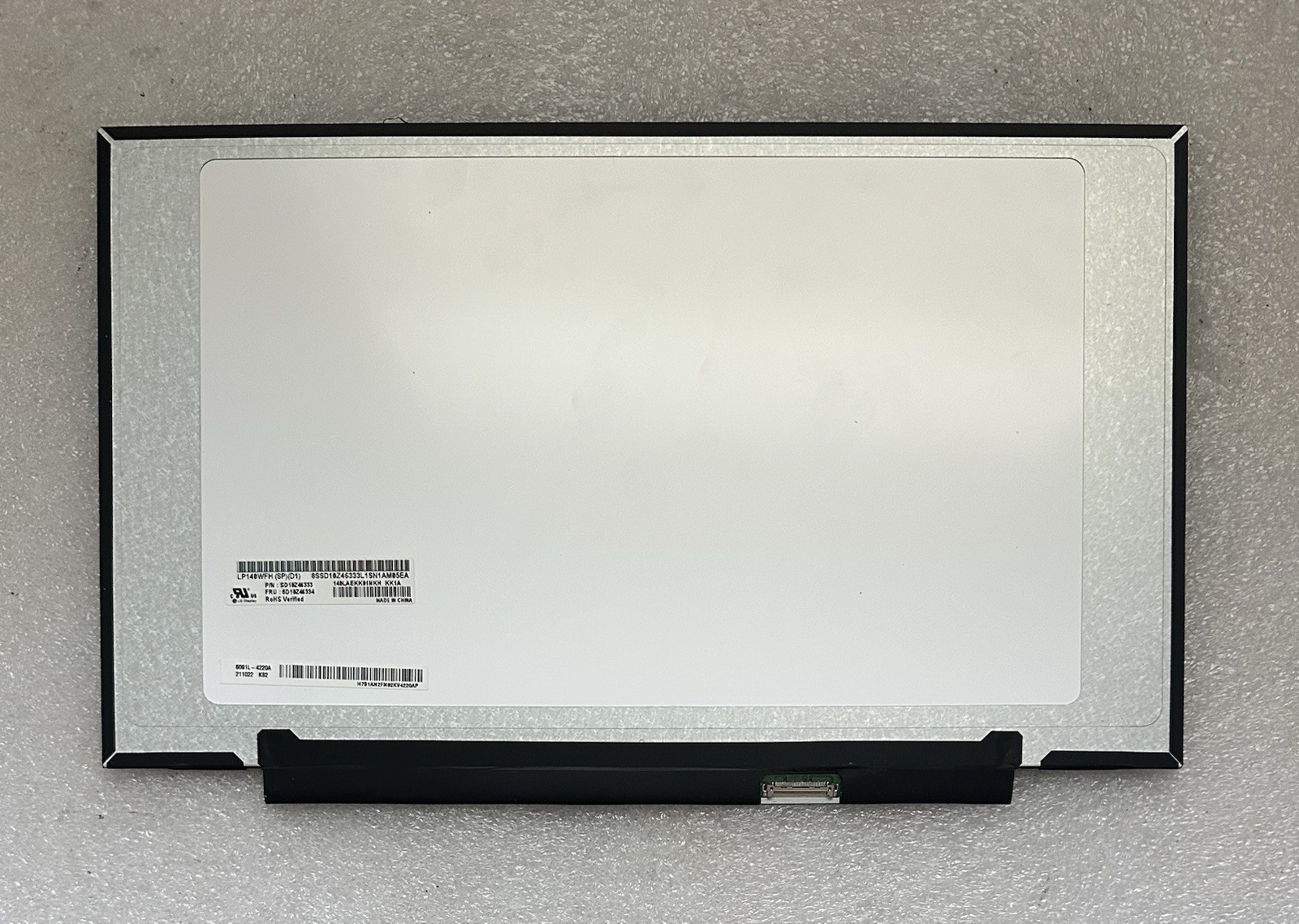 LG Display 14” Matte LCD LED Laptop Screen 30Pin LP140WFH-SPD1, 5D10Z46334, READ product photo 3