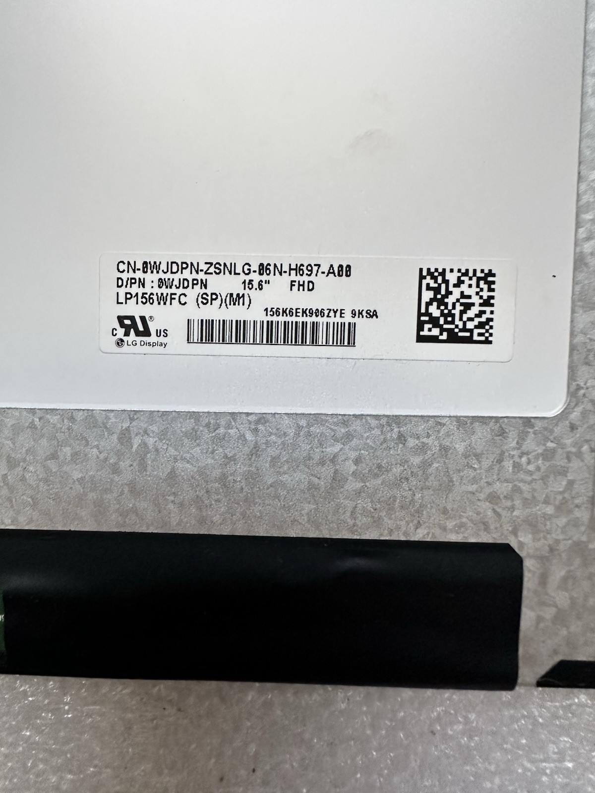 LG Display 15.6” Matte Laptop LCD FHD Screen 30pin LP156WFC SPM1, WJDPN, * READ* Laptop Screen LP156WFC (SP)(M1) product photo 5