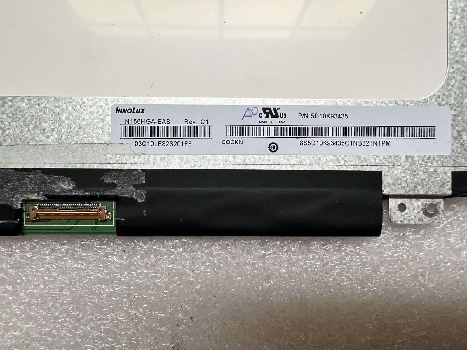 InnoLux 15.6" Matte Laptop LCD Screen Display 30 pin N156HGA-EAB Rev. C1, *READ* Laptop Screen product photo 4