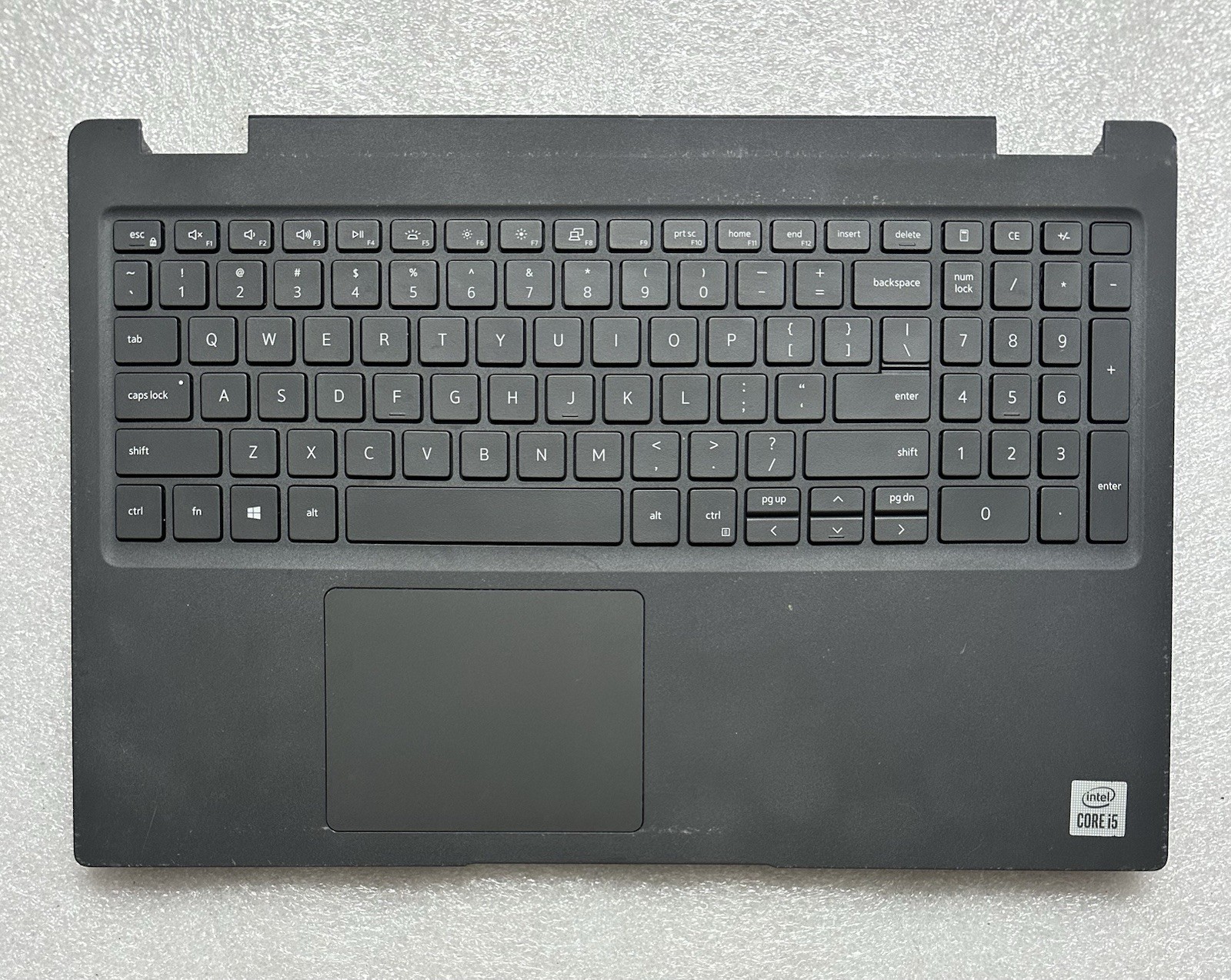 Dell Latitude 3510 Palmrest Touchpad Keyboard w/Fingerprint Power Button, *READ* Palmrest Keyboard Assembly F3XW3 product photo 1