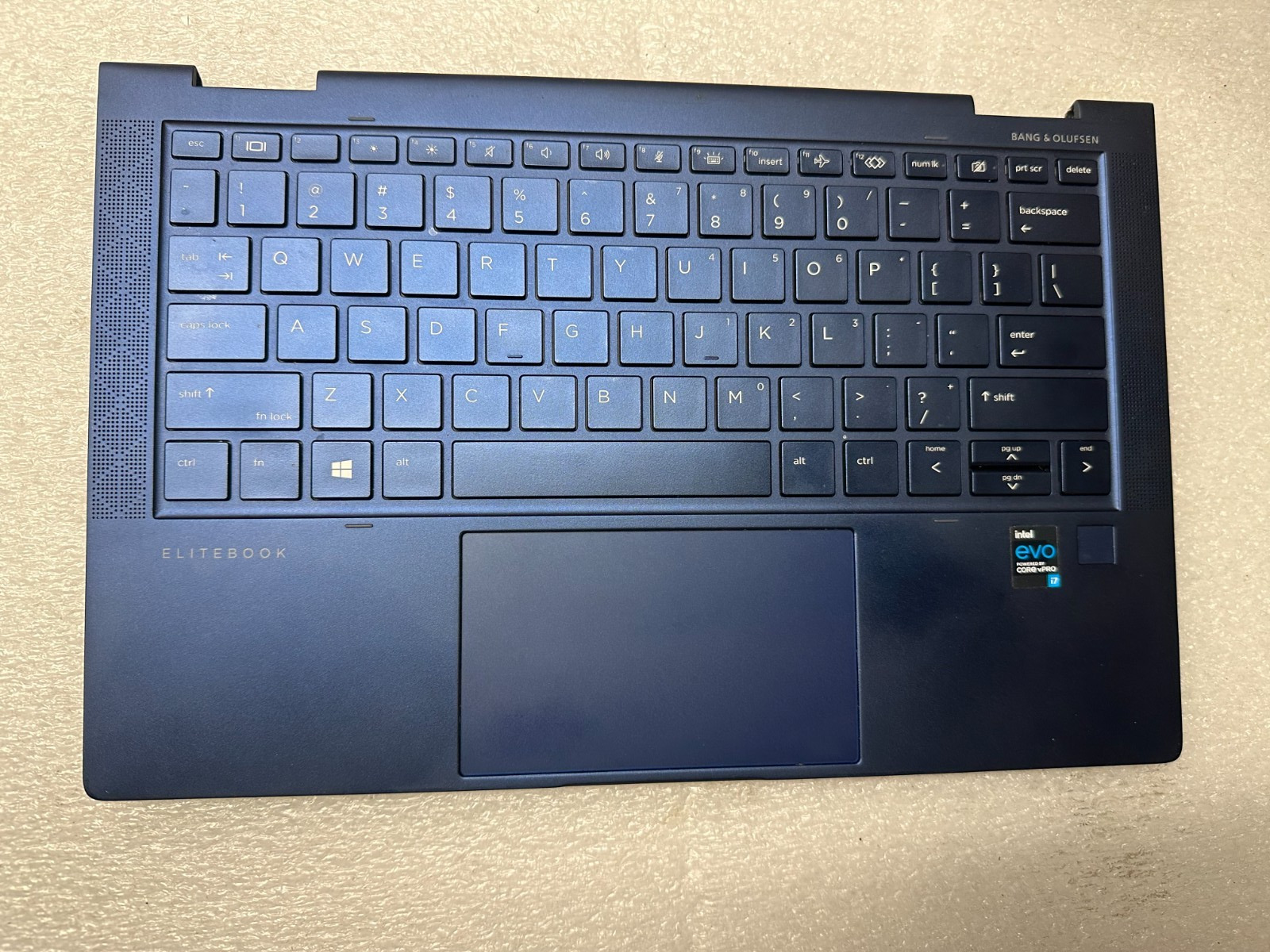 HP Elite Dragonfly G2 palmrest touch pad keyboard M42280-001 Palmrest Keyboard Assembly product photo 1