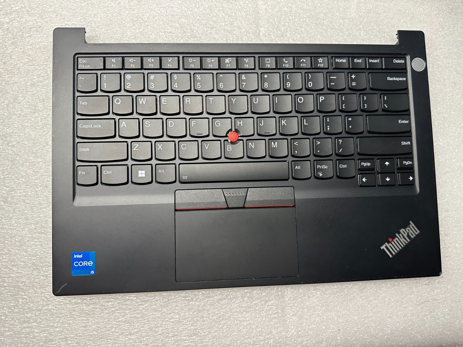 Lenovo Thinkpad E14 gen 2 palmrest touch pad keyboard 5M11A35060 w fp scanner Palmrest Keyboard Assembly product photo 1