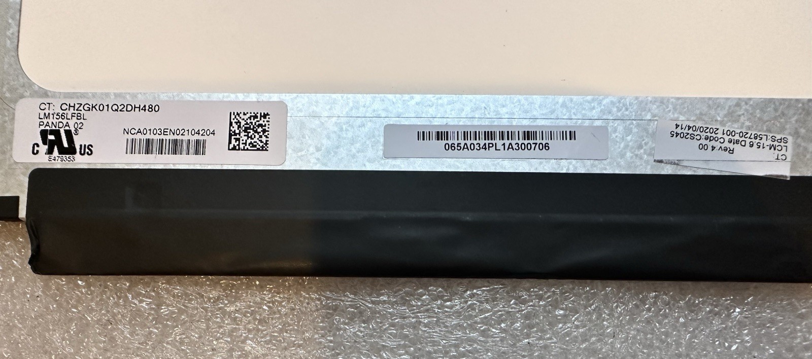 PANDA 15.6” Matte Screen 30Pin LCD LED Display Panel LM156LFBL L58720-001, *READ Laptop Screen product photo 5