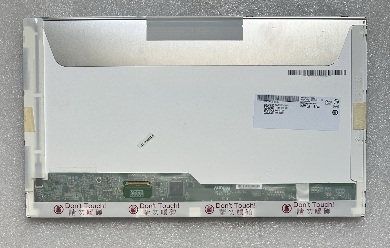 AUO 15.6" F790K Laptop LED LCD Glossy Screen HD Display 30pin B156HW01 V.0, READ Laptop Screen 0F790K product photo 3