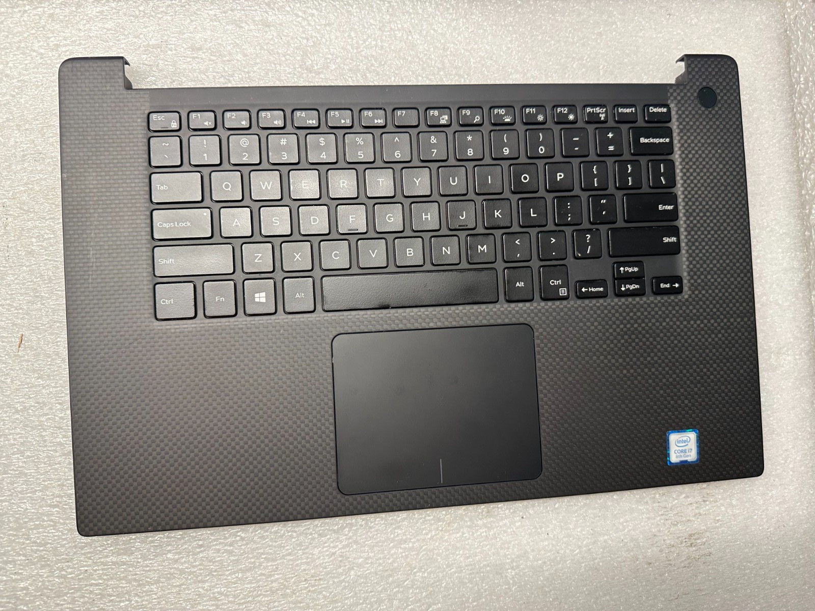Dell XPS 15 9570 palmrest touch pad keyboard 4x63t Palmrest Keyboard Assembly product photo 1