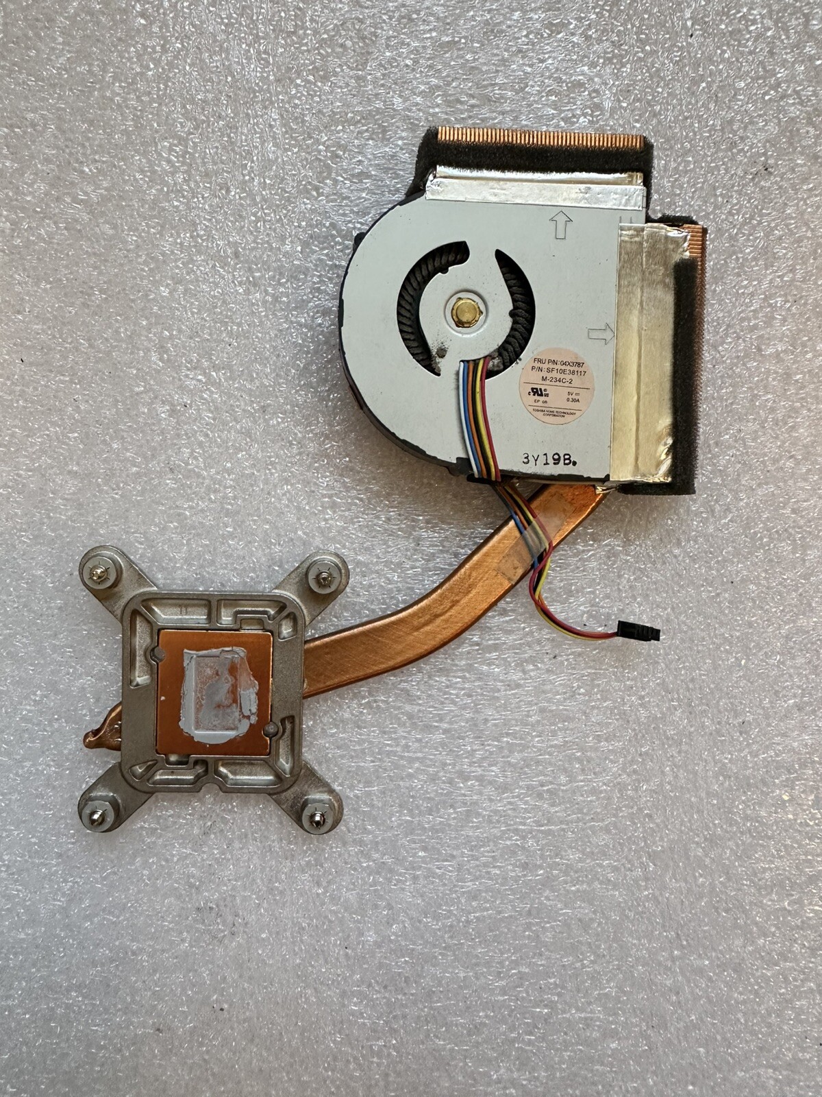 Lenovo Thinkpad T430 CPU Cooling Heatsink Fan 04X3787 Processor product photo 2