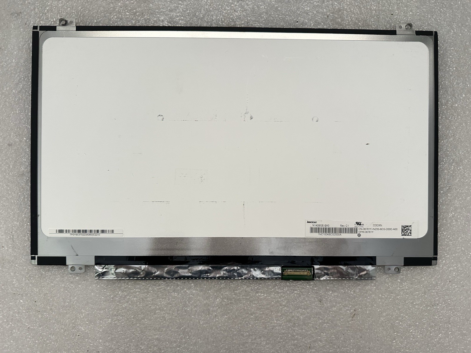 InnoLux 14" Matte Laptop Screen 30Pin Panel N140BGE-EA3 REV.C1, 6761Y, *READ* product photo 3