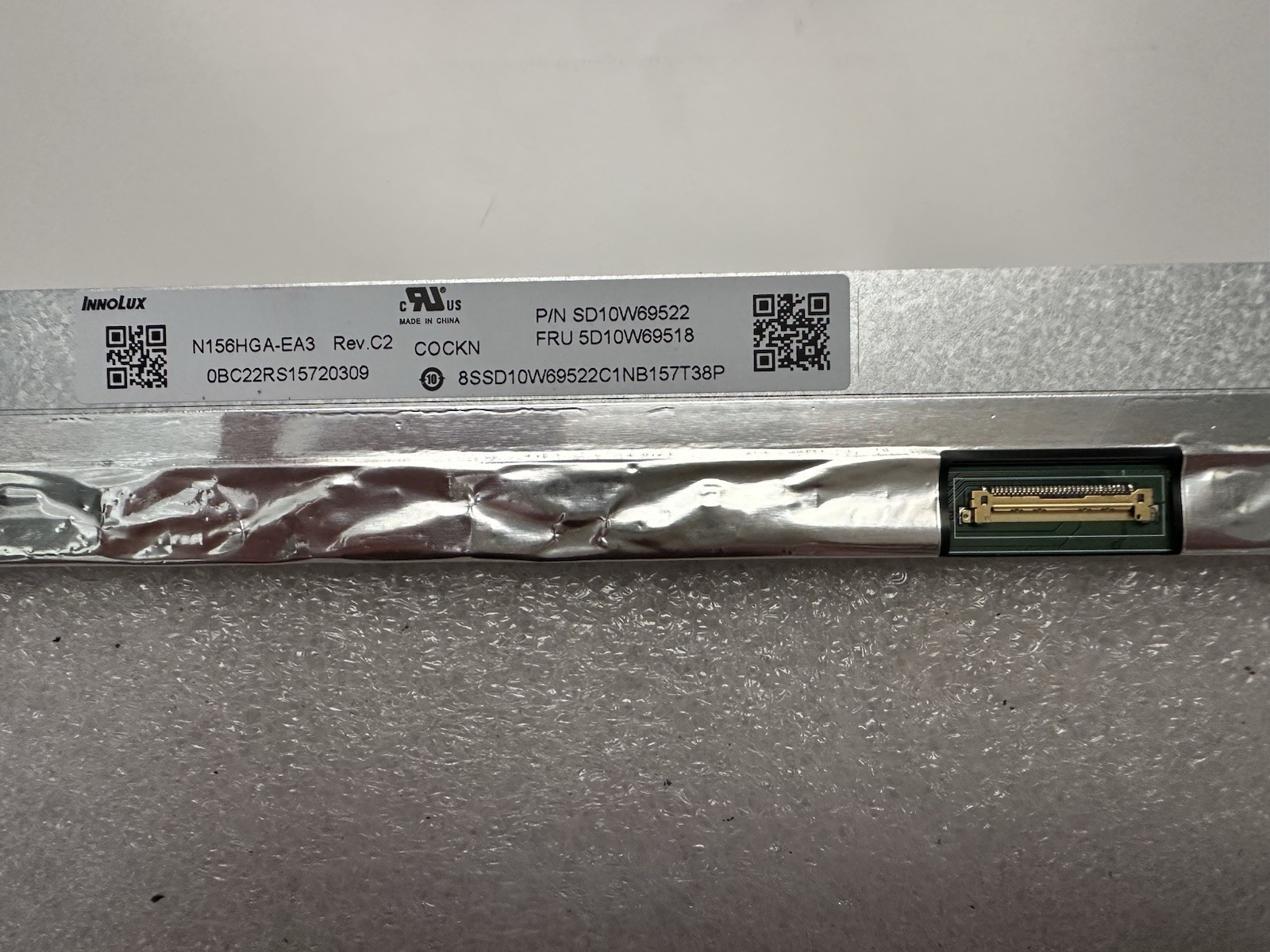 InnoLux 15.6" Matte FHD LCD Screen N156HGA-EA3 REV.C2 5D10W69518 30pin, *READ Laptop Screen product photo 4