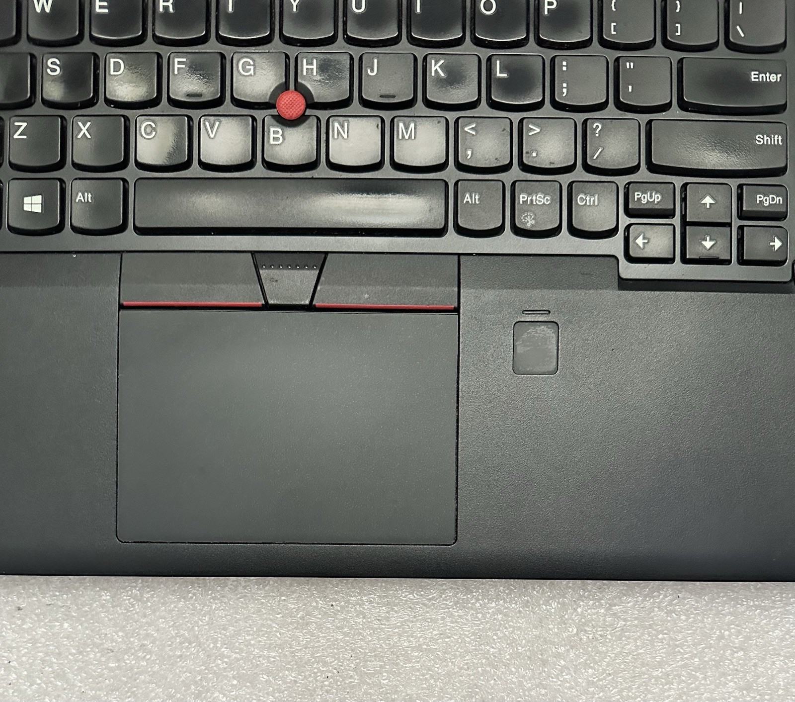 Lenovo Thinkpad T570 15.6” Palmrest Keyboard Touchpad FingerPrint, Black, *READ* Palmrest Keyboard Assembly 01ER046 product photo 5