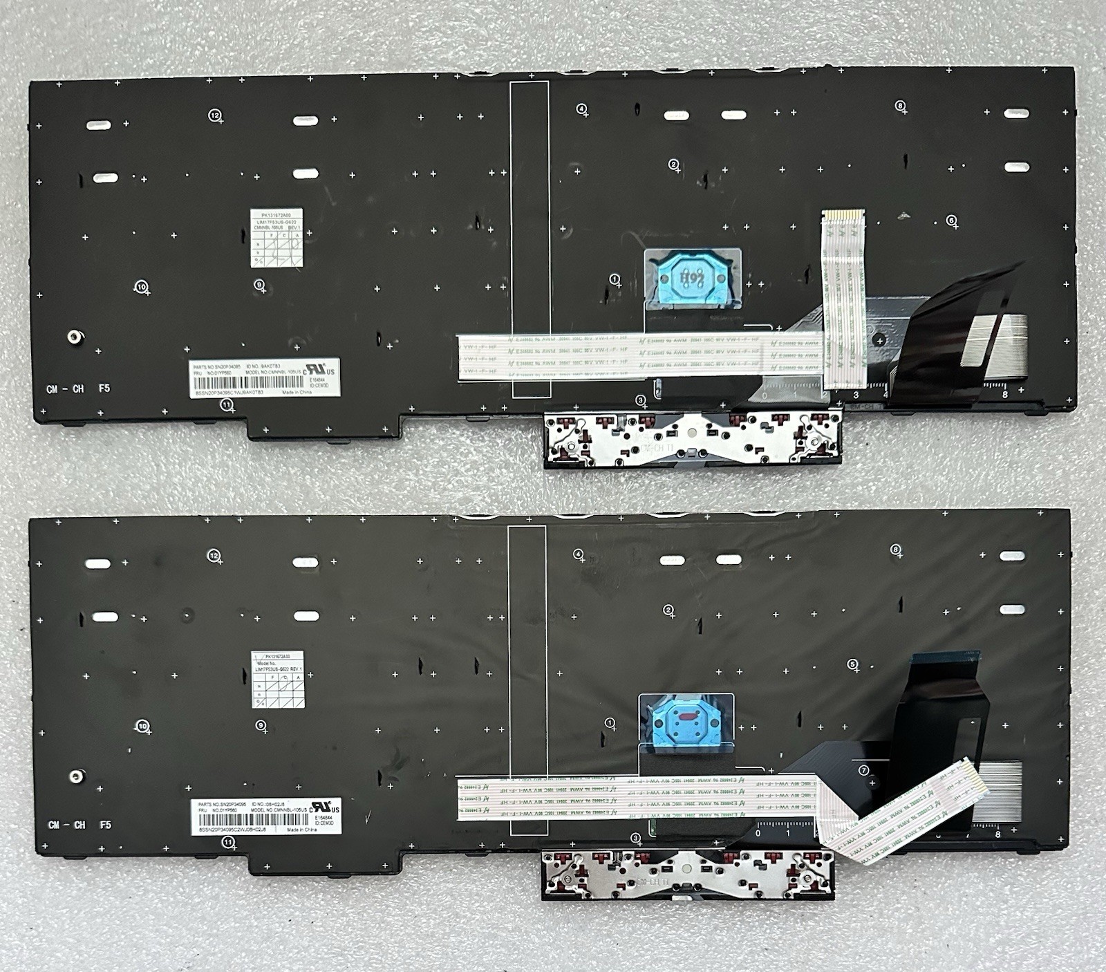 Lenovo Lot of 2 Lenovo Thinkpad Keyboard 01YP560, SN20P34095, CMNNBL-105US Laptop Keyboard product photo 2