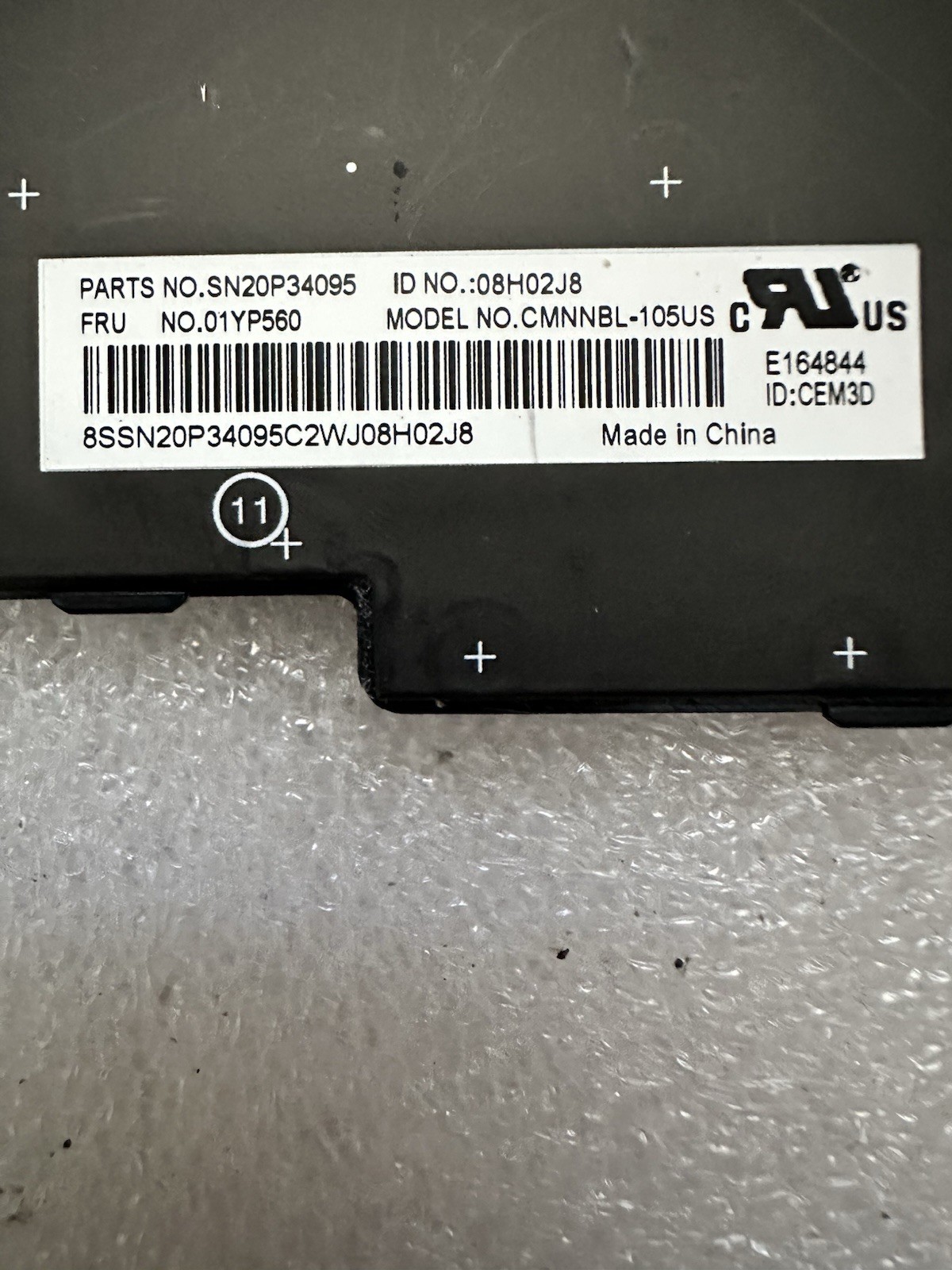 Lenovo Lot of 2 Lenovo Thinkpad Keyboard 01YP560, SN20P34095, CMNNBL-105US Laptop Keyboard product photo 3