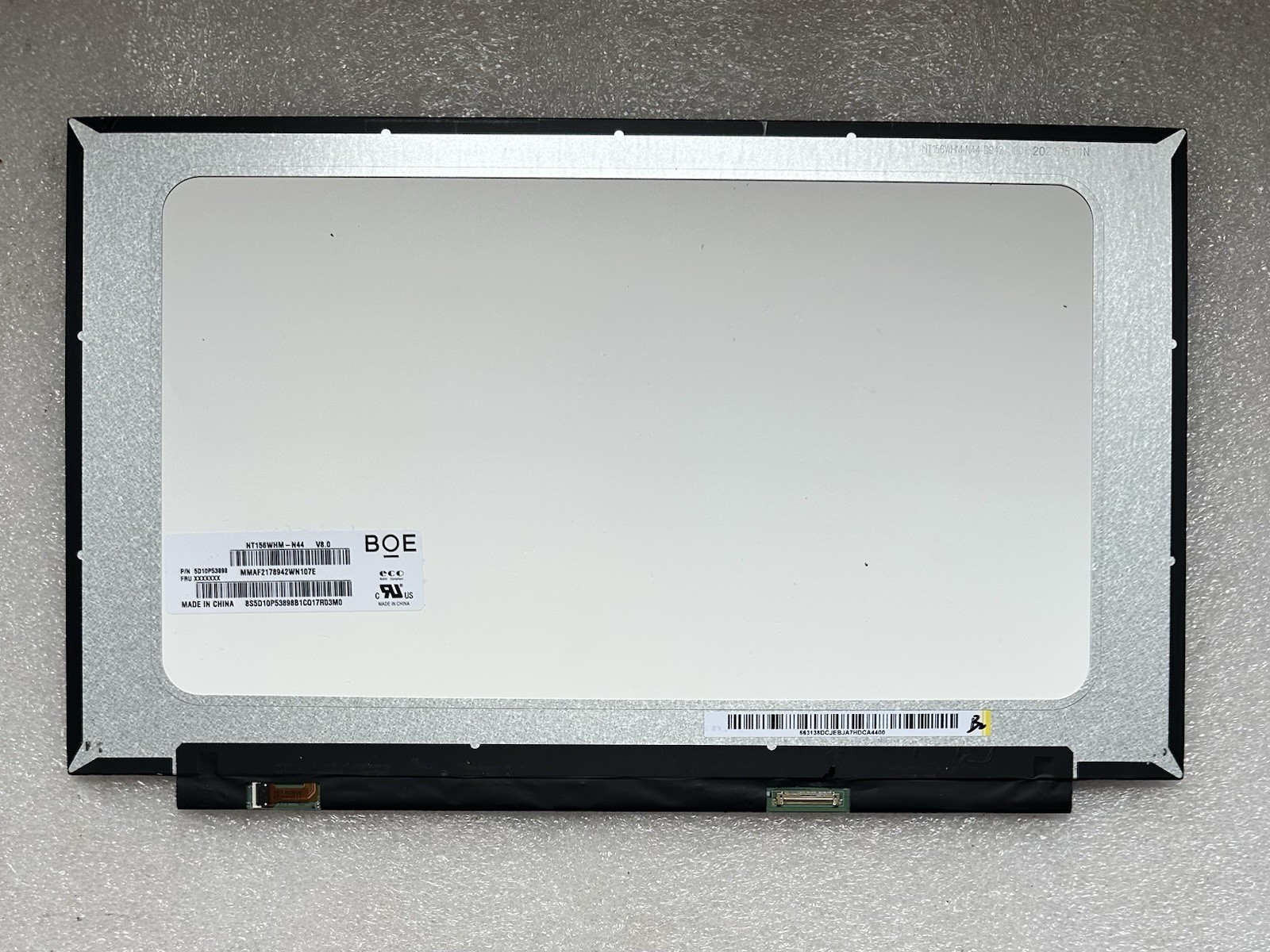 BOE 15.6" Matte LCD LED Screen Display 30Pin NT156WHM-N44 V8.0, 5D10P53898, READ Laptop Screen product photo 3