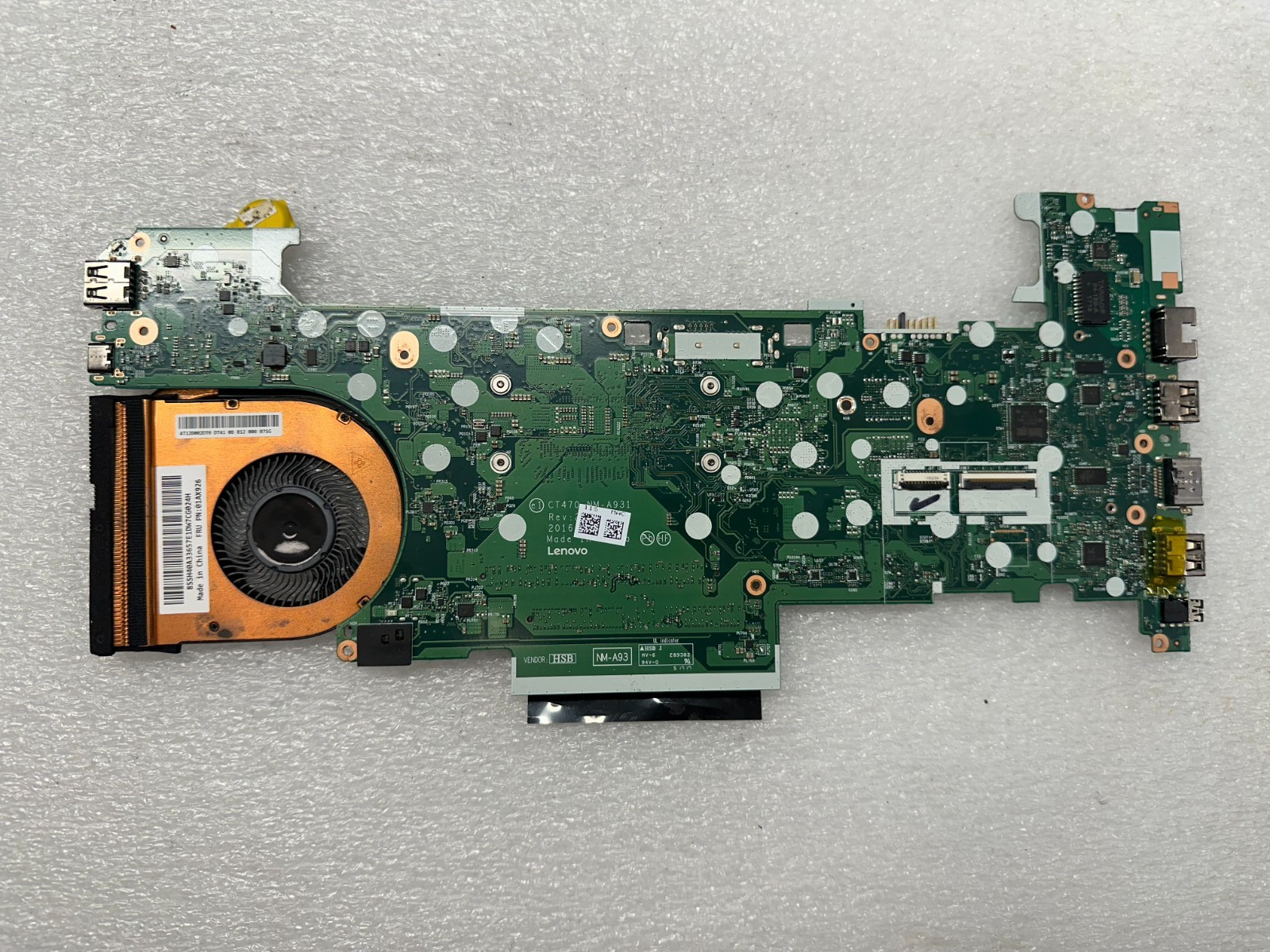 Lenovo Thinkpad T470 i5-6200u Motherboard 01hw527 product photo 2