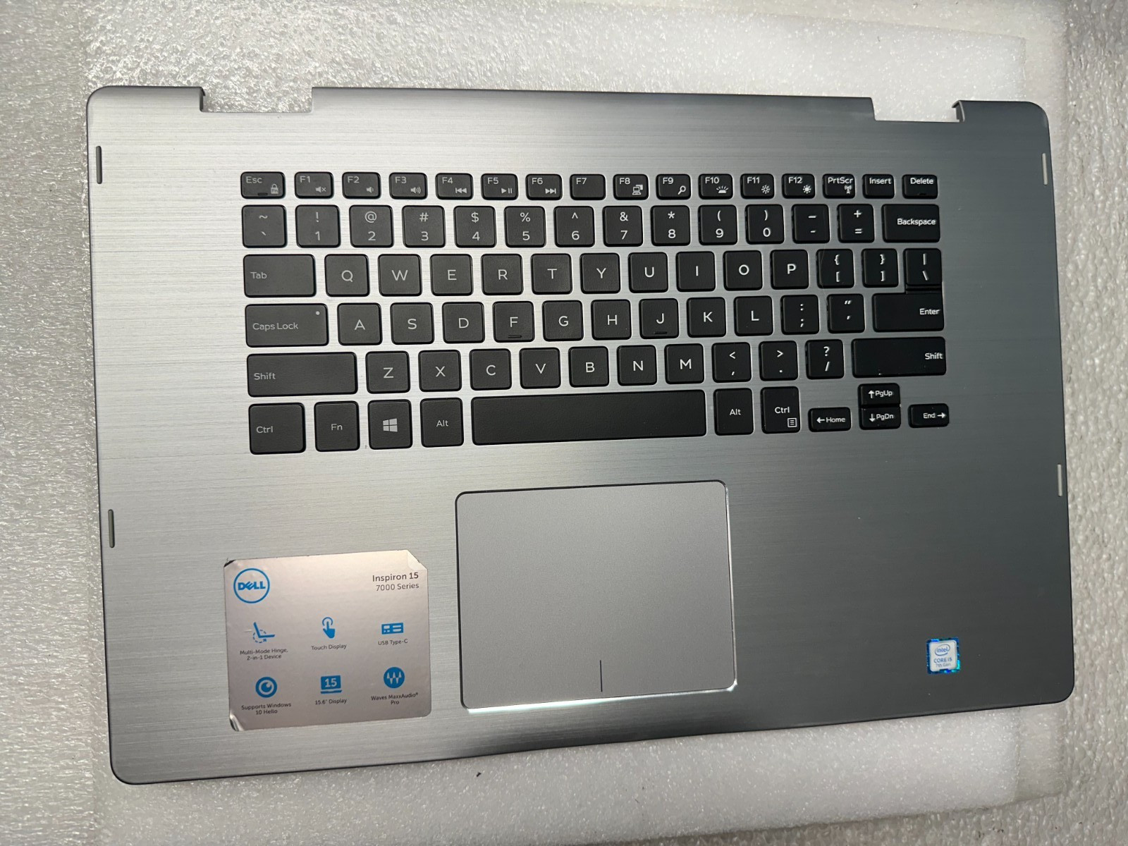 Dell Inspiron 7579 palmrest touch pad keyboard FMN46 Palmrest Keyboard Assembly product photo 1
