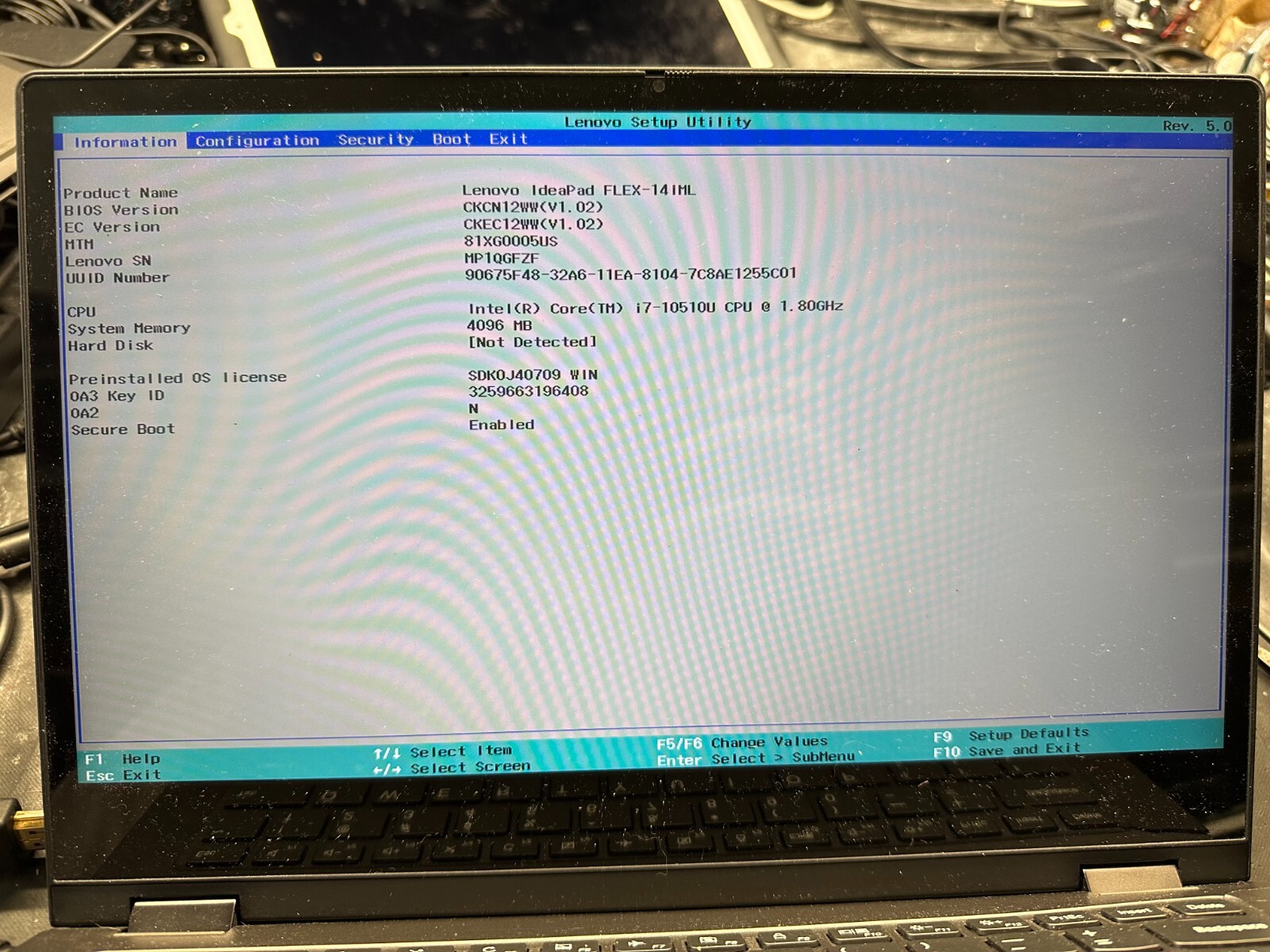 Lenovo Ideapad Flex 14-IML i7-10510u Motherboard 5b20w69207 product photo 3