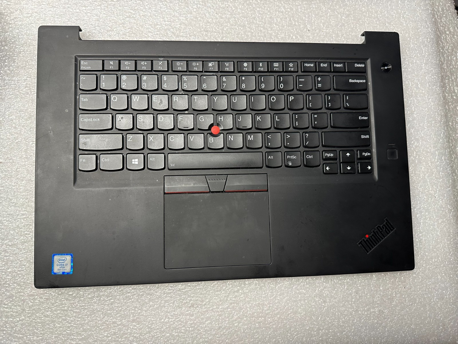 Lenovo ThinkPad X1 Extreme 15.6 palmrest touch pad keyboard 01YU756 Palmrest Keyboard Assembly product photo 1