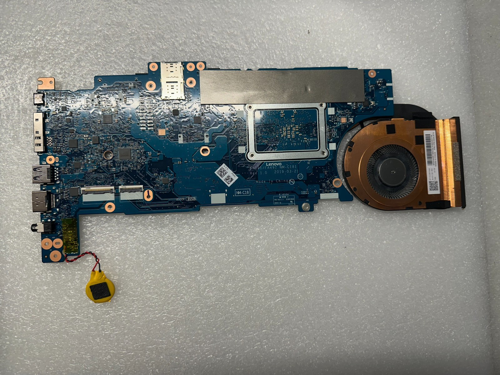 Lenovo ThinkPad 14” T495s AMD 7 Pro 3700U 2.3GHz 16GB Motherboard 02DM192 product photo 2