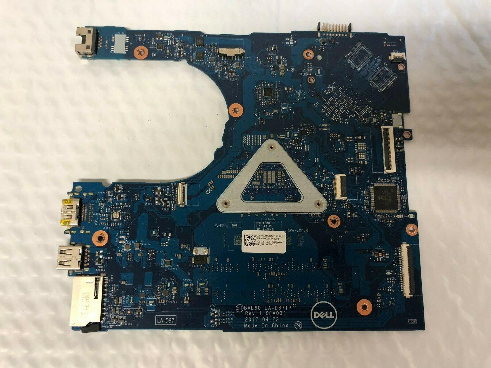 Dell Inspiron 5566 J922J Intel 2.5 GHz Core i5-7200U DDR4 Motherboard product photo 2