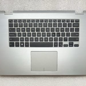 Dell Inspiron 15 7558 15.6" Palmrest w/Touchpad Backlit Keyboard 8VXNK, Silver Palmrest Keyboard Assembly product photo 1