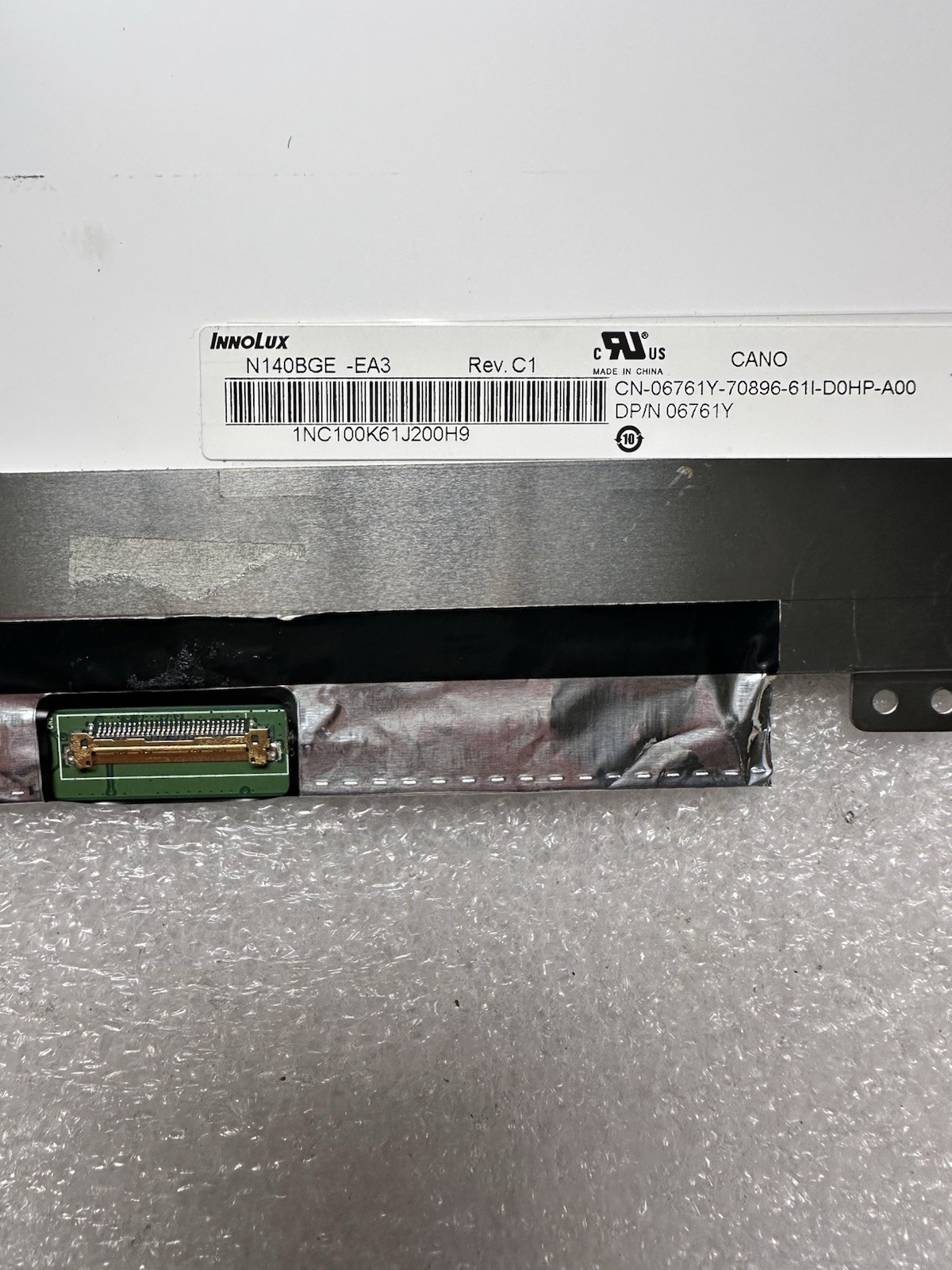 InnoLux 14" LCD HD Screen Display Panel Matte 30 Pin N140BGE-EA3 REV.C1 6761Y Laptop Screen product photo 3