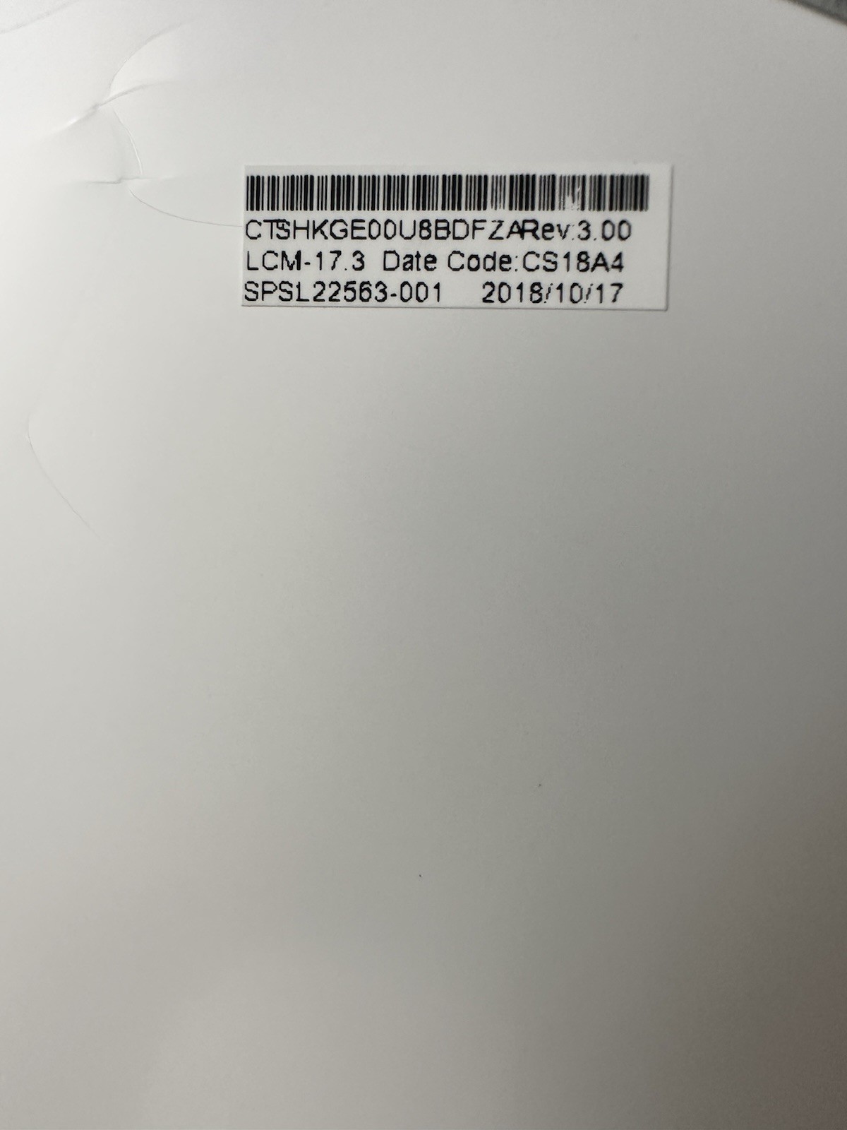 AUO AU Optronics 17.3" LCD Screen Display 30pin Panel B173RTN02.2, L22563-001 Laptop Screen product photo 5