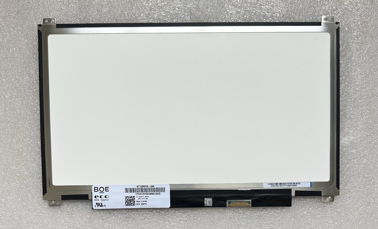 Dell BOE 13.3” Laptop Matte Screen Display 30 pin Panel DMFY0 NT1333WHM-N46 Laptop Screen product photo 2