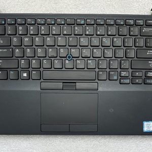 Dell Latitude 7490 14” Laptop Palmrest, Backlit Keyboard, Touchpad F1FVV, Black Palmrest Keyboard Assembly product photo 1