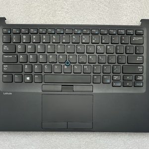 Dell Latitude 7480 14” Laptop Palmrest Backlit Keyboard Touchpad, H2TVN, Black Palmrest Keyboard Assembly product photo 1