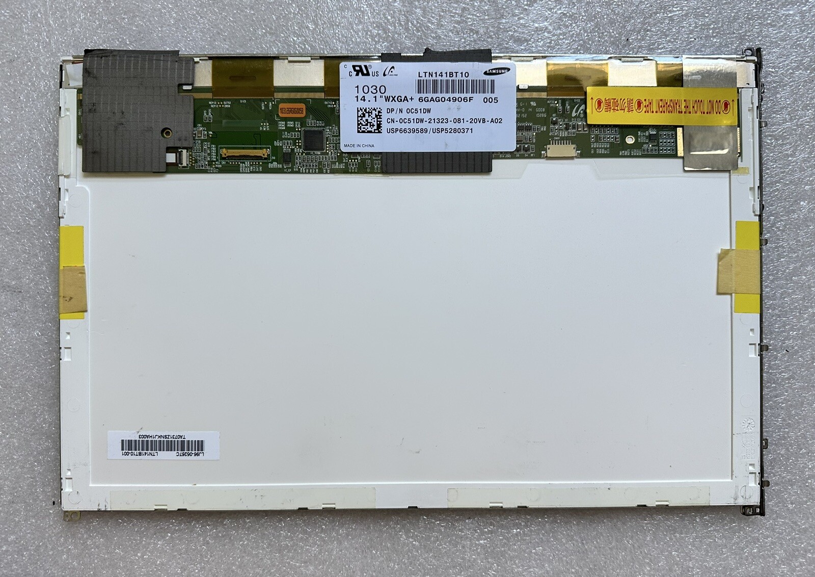Samsung 14.1" Laptop Matte LCD Display Panel LTN141BT10 Mark on screen Laptop Screen LTN141BT10-005 product photo 3