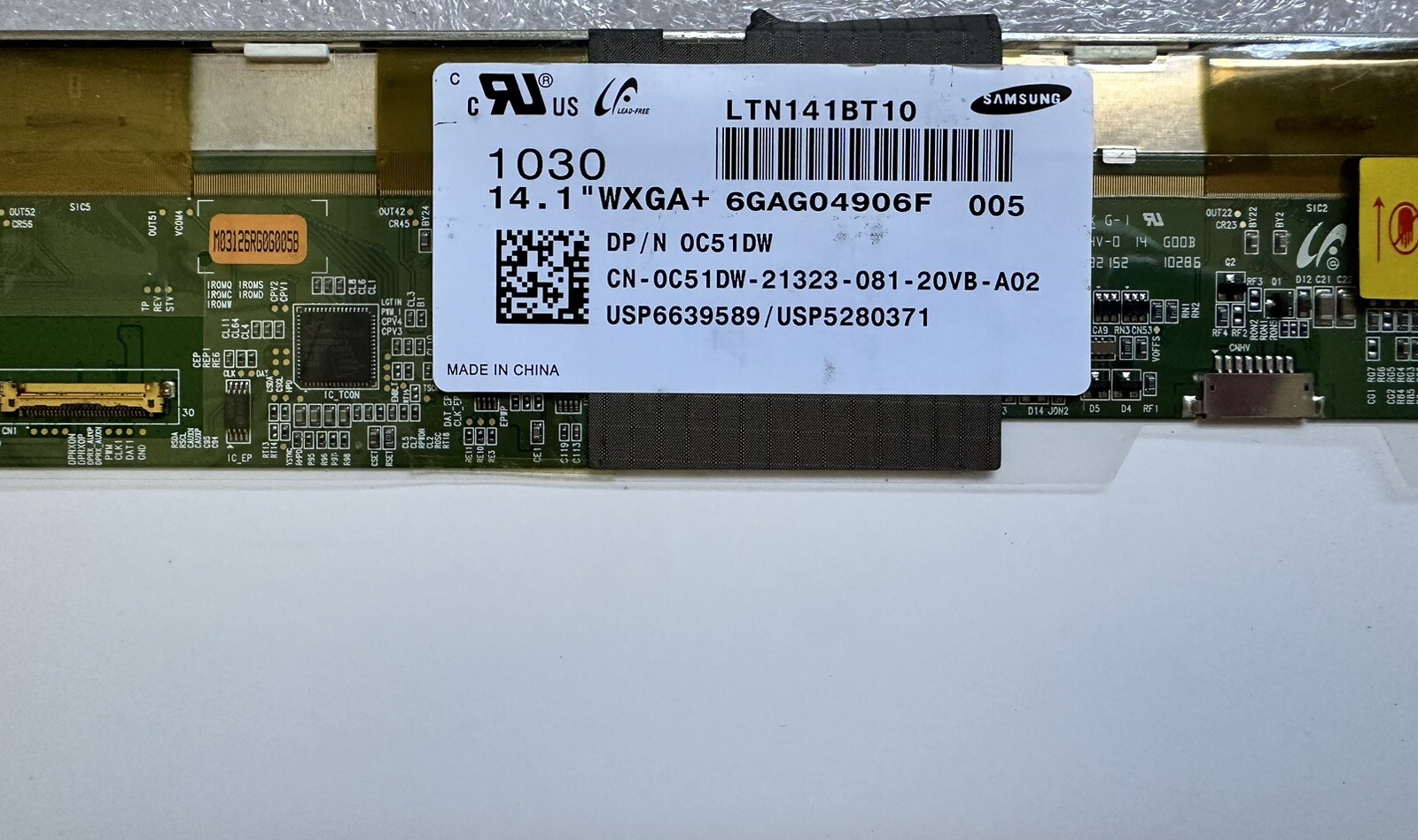 Samsung 14.1" Laptop Matte LCD Display Panel LTN141BT10 Mark on screen Laptop Screen LTN141BT10-005 product photo 4