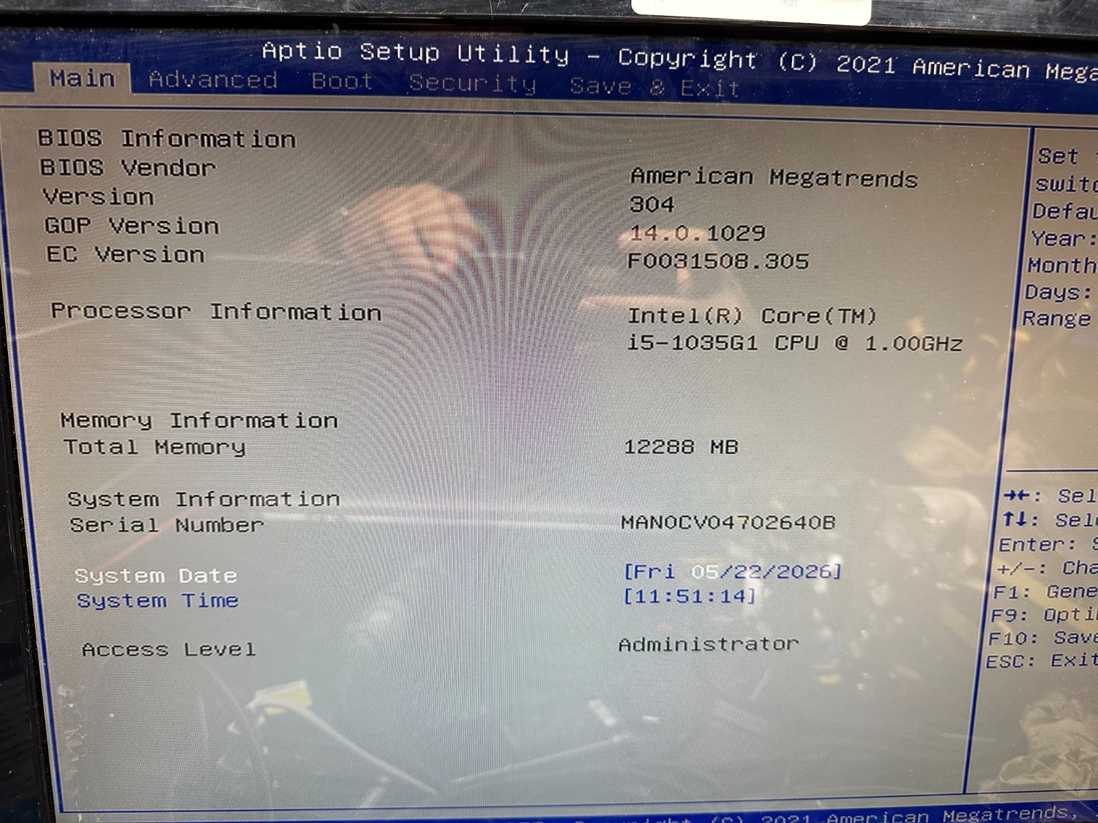 Asus VivoBook 17 X712J i5-1035G1 4gb Motherboard 69N1C8M12A05 product photo 3