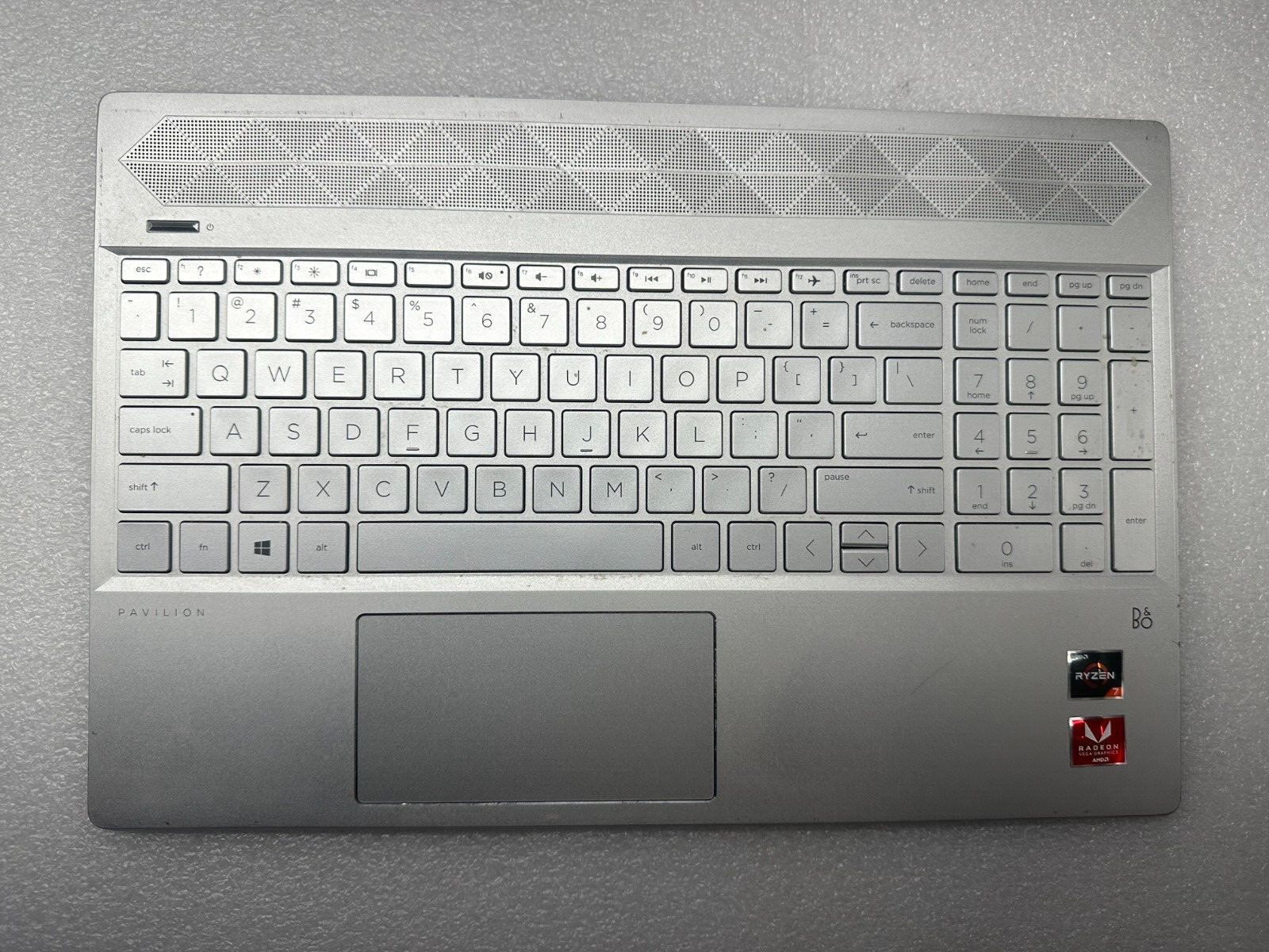HP 15z-cw100 Palmrest with Touchpad and Keyboard L24753-001 Palmrest Keyboard Assembly product photo 1
