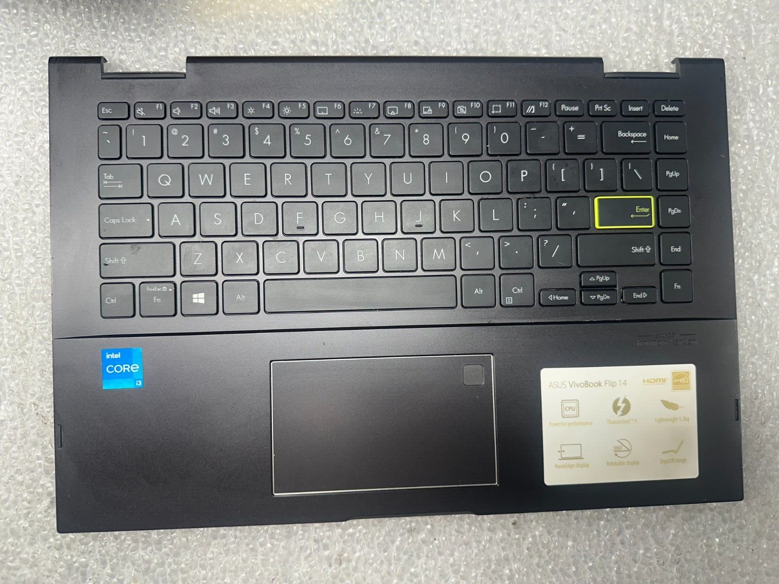 ASUS VivoBook 14 TP470E Palmrest Keyboard 13N1-BXA0501 13NB0S11AP0101 Palmrest Keyboard Assembly product photo 1