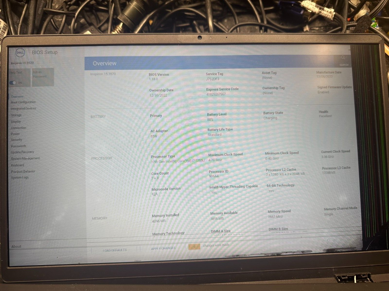 Dell Inspiron 3520 genuine original battery xd9yk v6w33 -Excellent in Dell bios Laptop Battery product photo 3