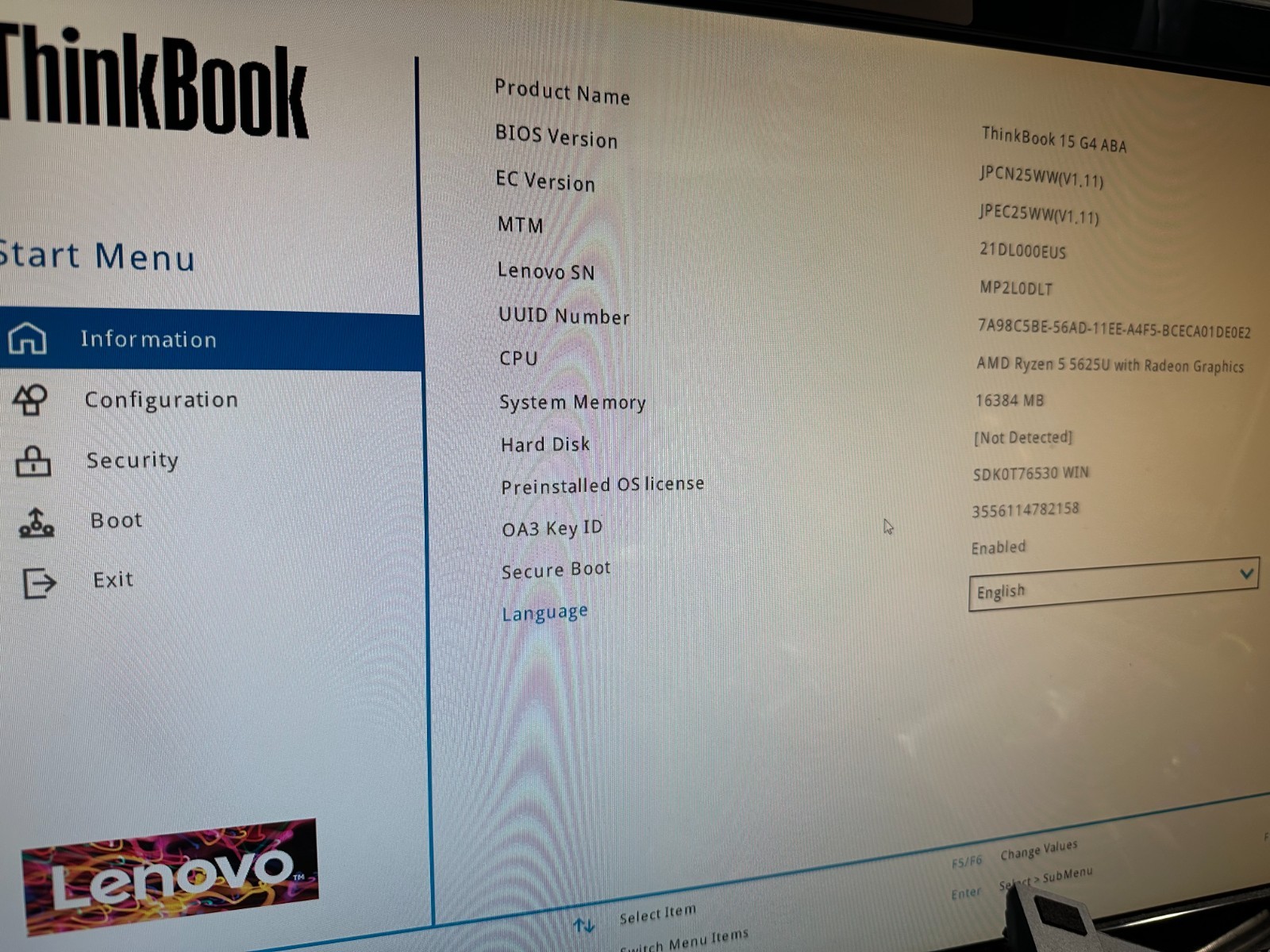Lenovo ThinkBook 15 G4 ABA AMD Ryzen 5 5625u Radeon Motherboard Processor product photo 3