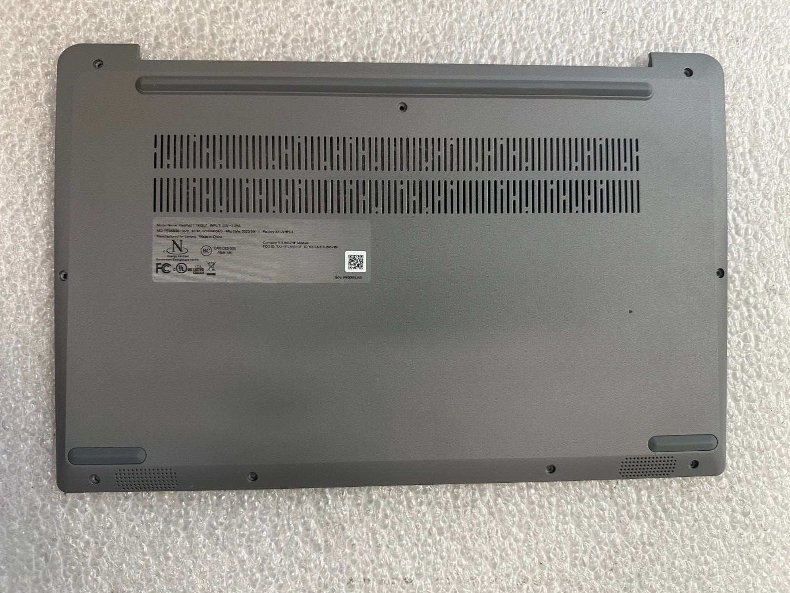 Lenovo IdeaPad 1 14IGL7 82V6 bottom base case cover enclosure Bottom Base Cover 5CB1D94959 product photo 1
